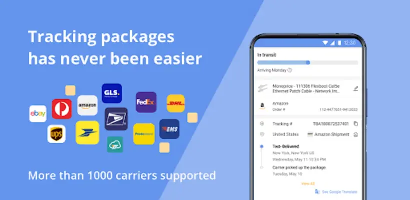 Package Tracker Track Parcels android App screenshot 0