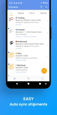 Package Tracker Track Parcels android App screenshot 1